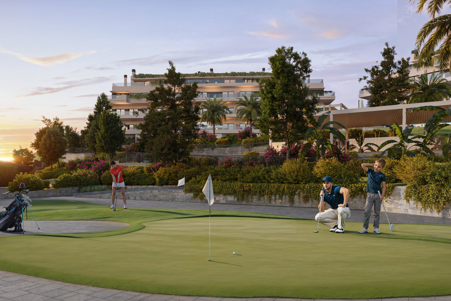 New Build - Apartment / flat -
Las Lagunas de Mijas