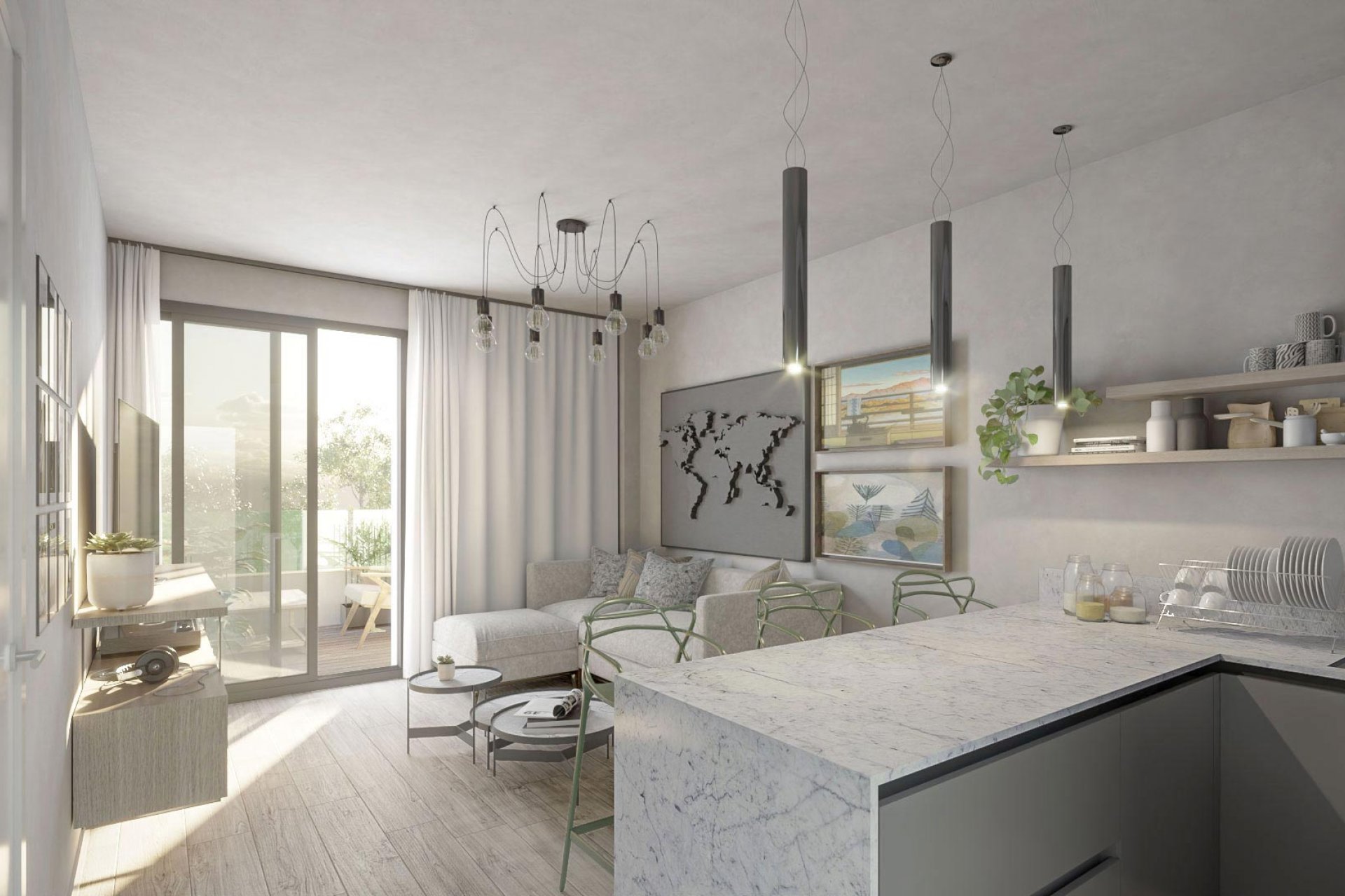 New Build - Apartment / flat -
Las Lagunas de Mijas