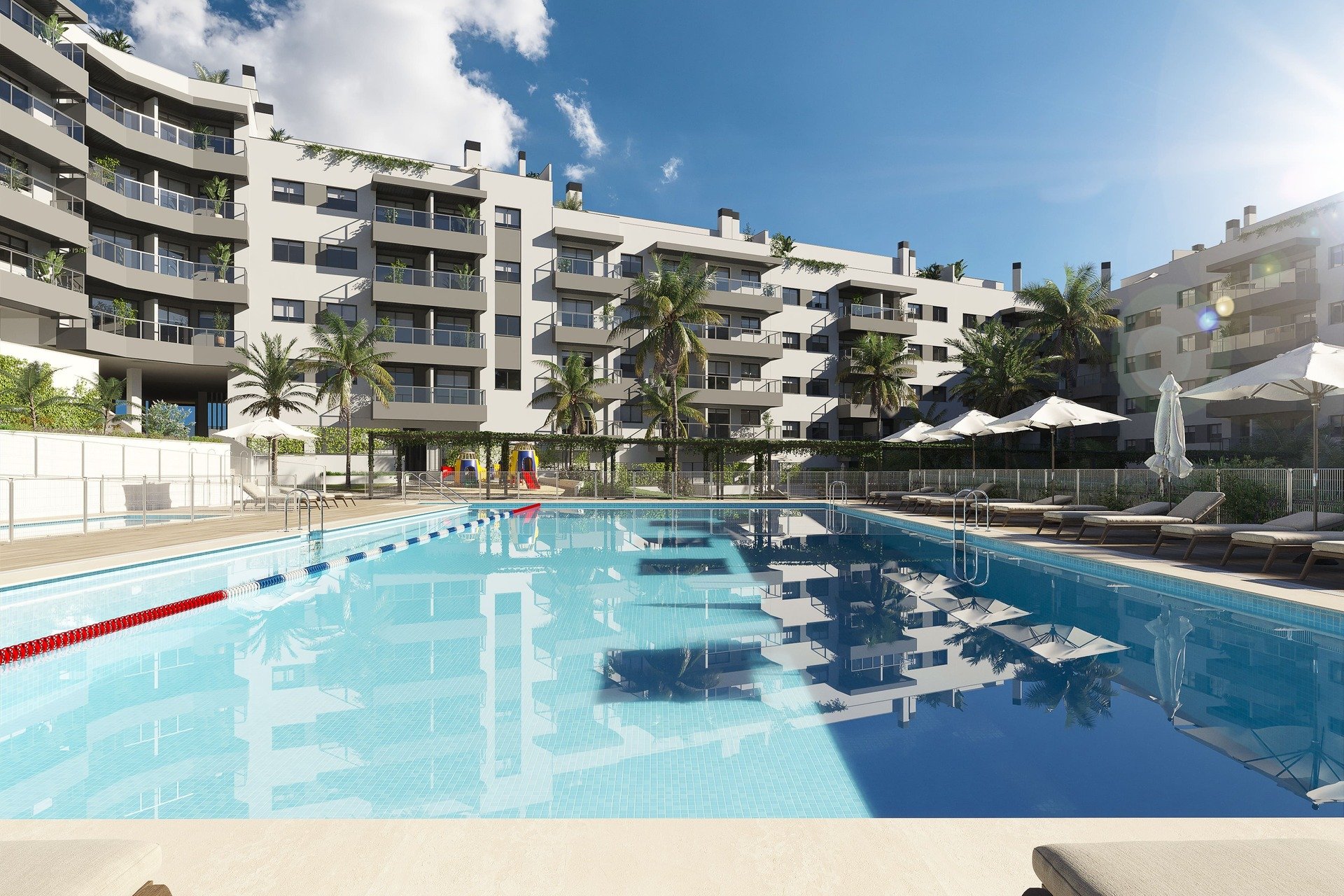 New Build - Apartment / flat -
Las Lagunas de Mijas
