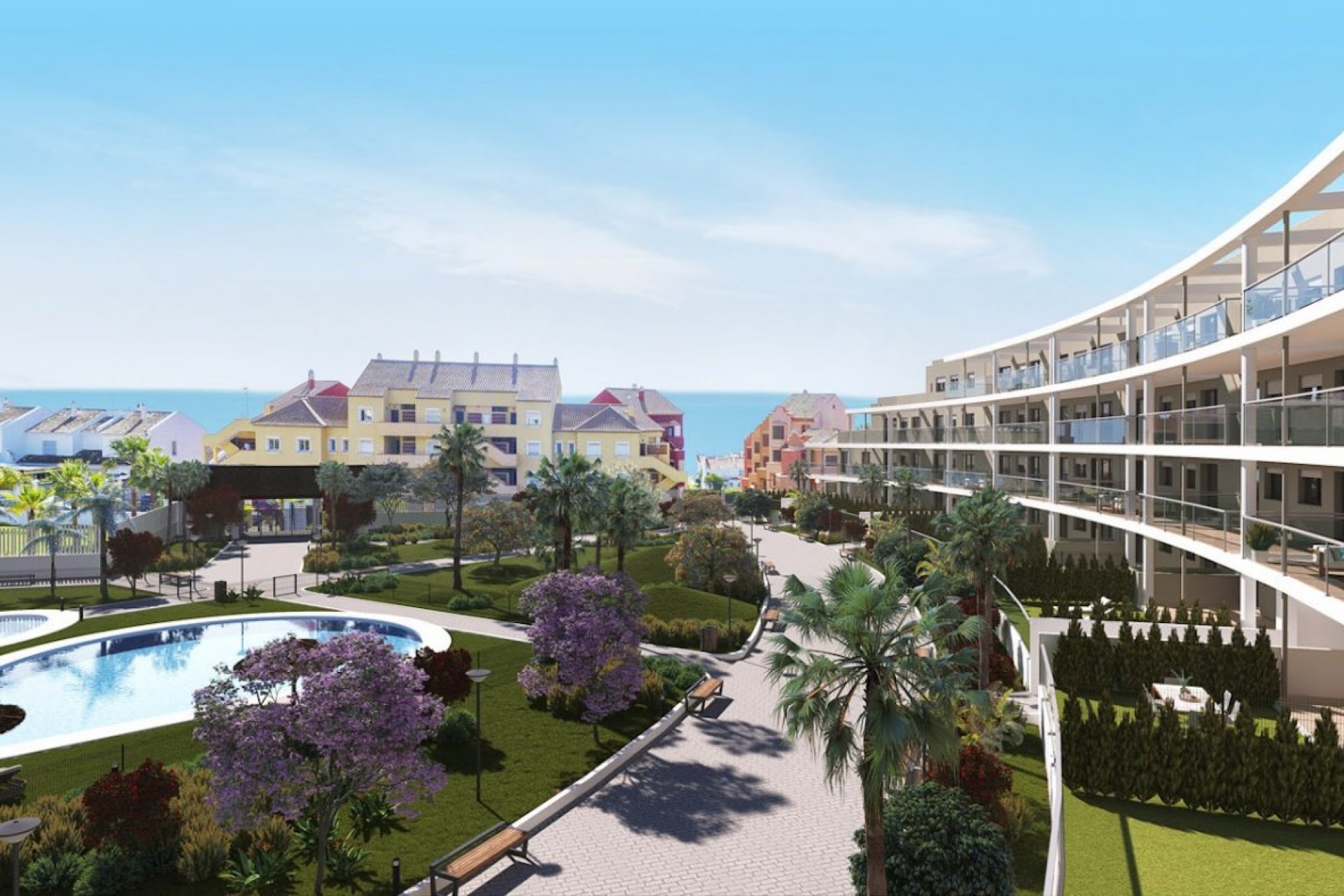 New Build - Apartment / flat -
Manilva - Aldea Beach