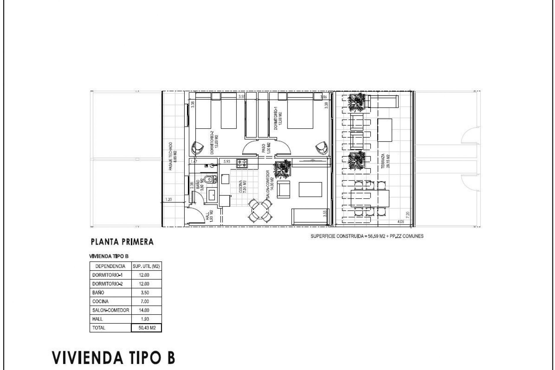 Nieuwbouw  - Appartement -
Vera - Vera Playa