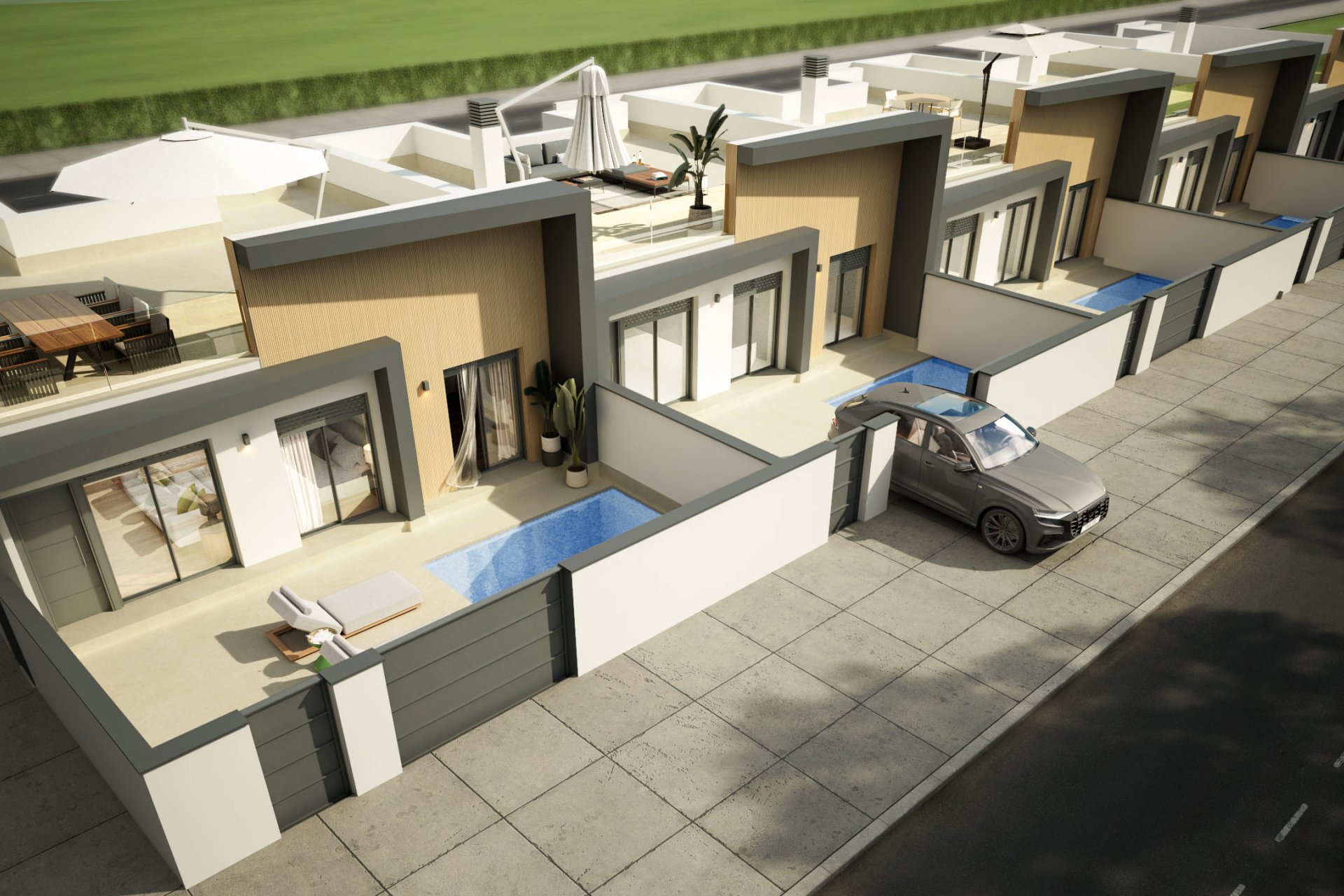 Nieuwbouw  - Geschakelde woning -
Avileses