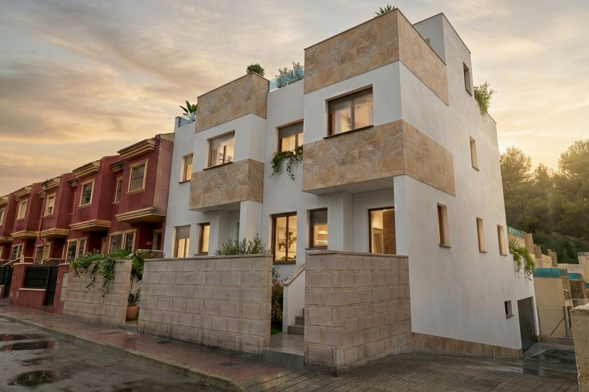 Nieuwbouw  - Geschakelde woning -
Bigastro