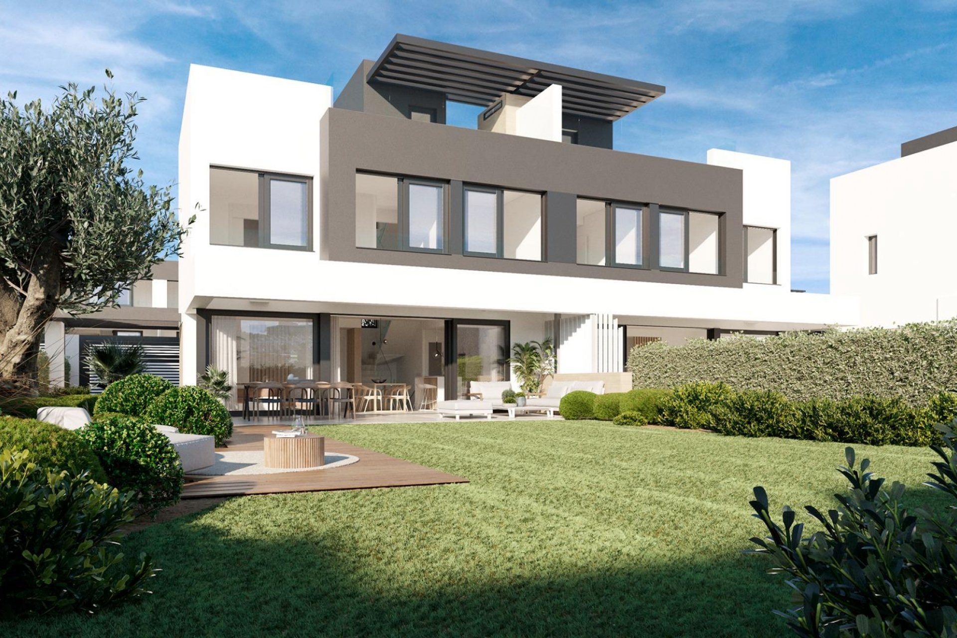 Nieuwbouw  - Geschakelde woning -
Estepona - Atalaya Golf