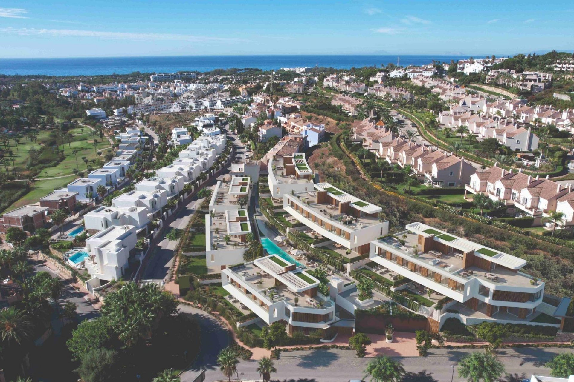 Nieuwbouw  - Geschakelde woning -
Estepona - El Paraiso Golf