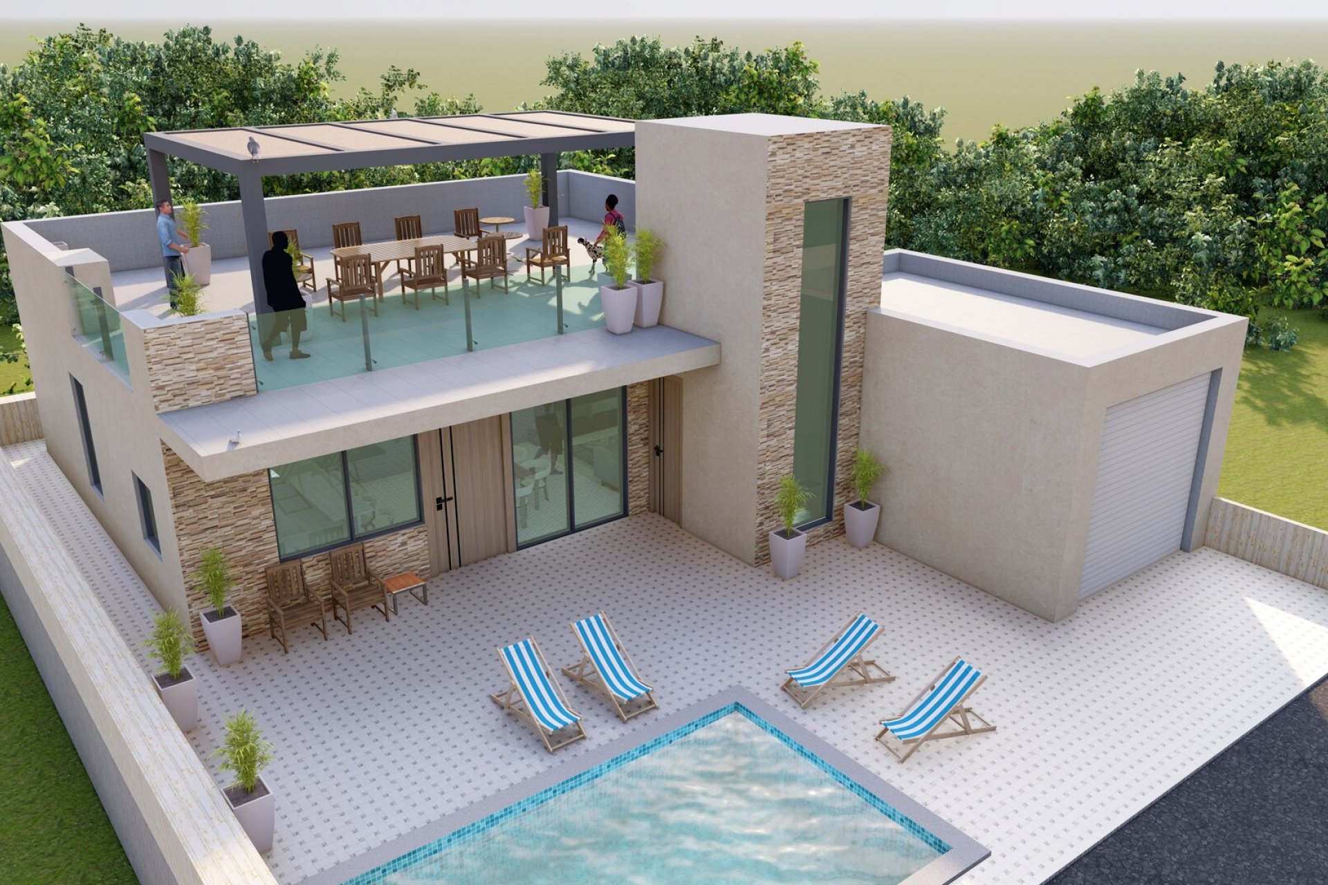 Nieuwbouw  - Geschakelde woning -
Fuente Alamo