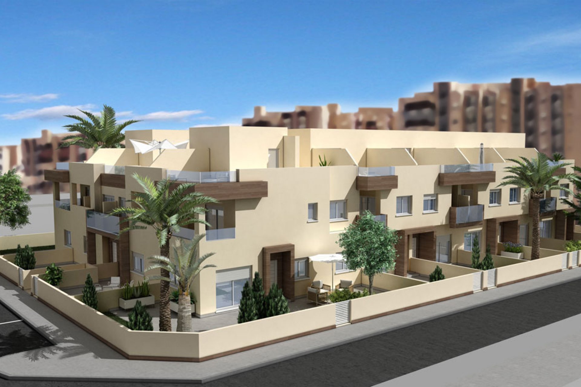 Nieuwbouw  - Geschakelde woning -
La Manga del Mar Menor