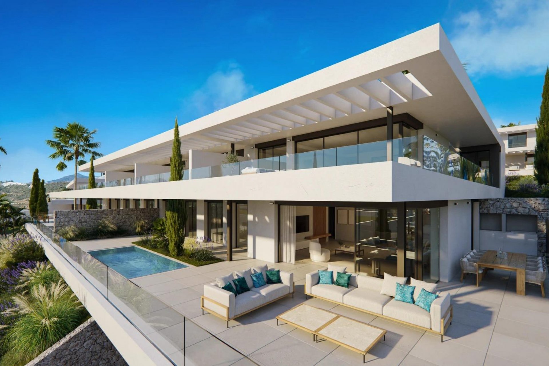 Nieuwbouw  - Geschakelde woning -
Marbella - Santa Clara Golf