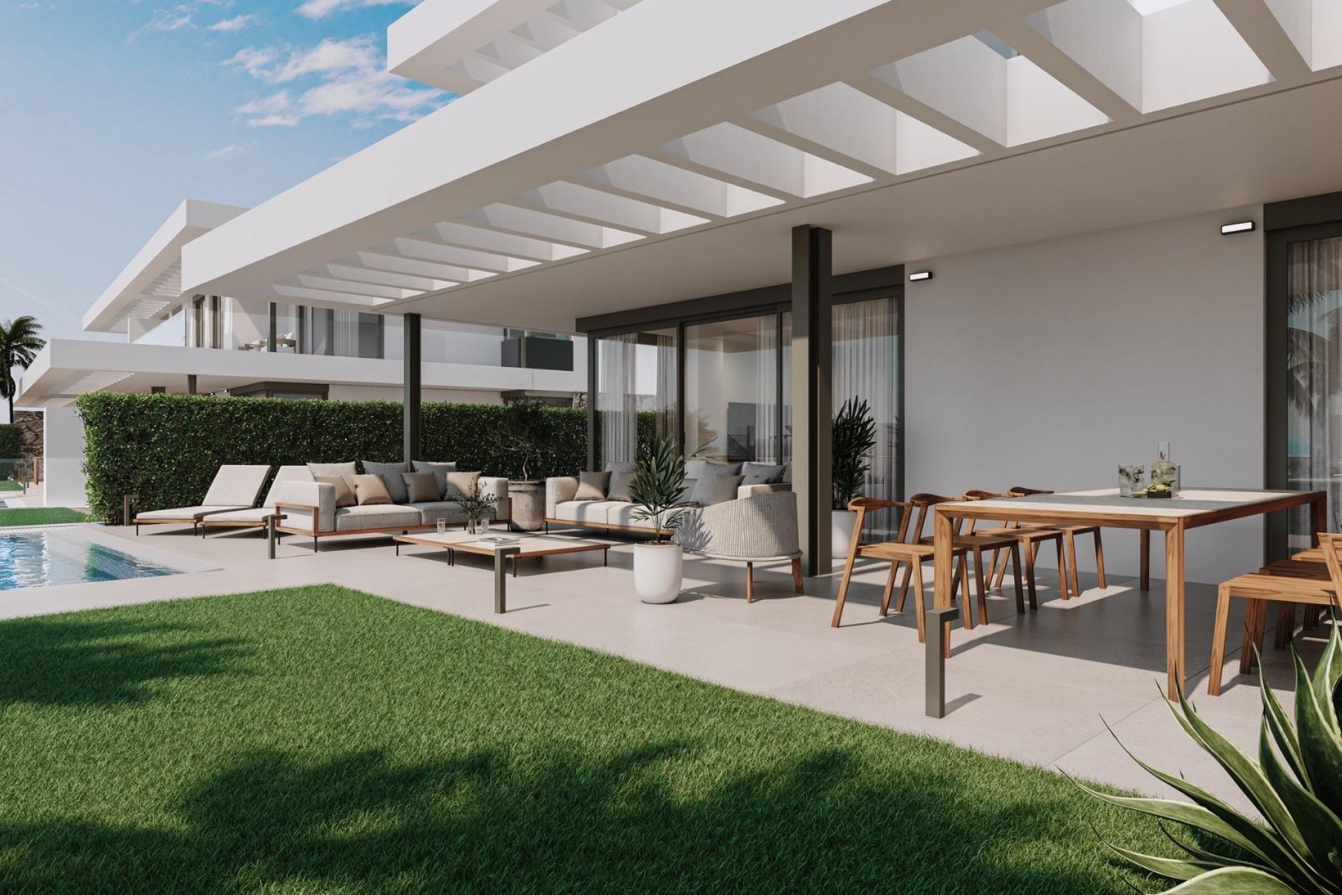 Nieuwbouw  - Geschakelde woning -
Marbella - Santa Clara Golf