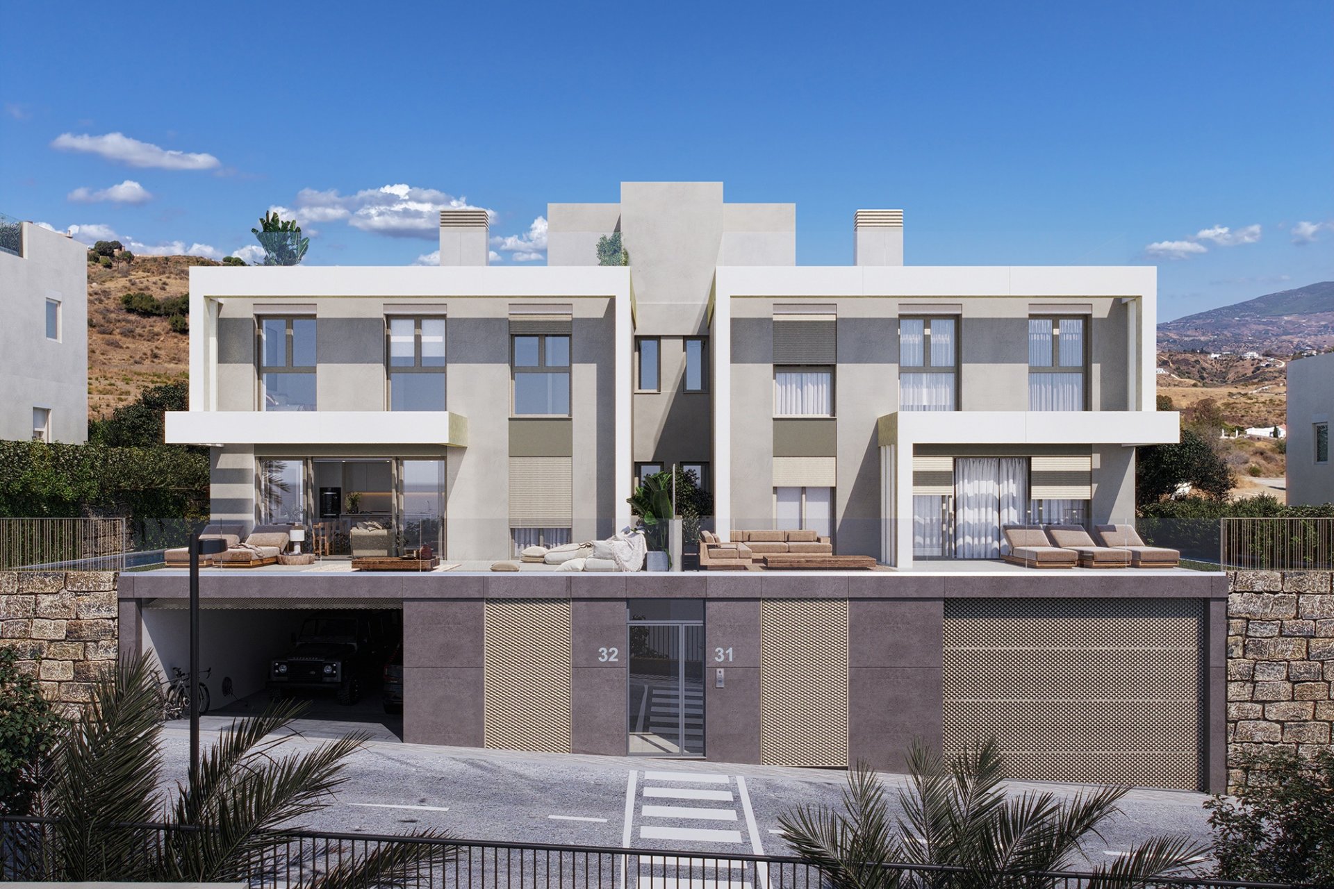 Nieuwbouw  - Geschakelde woning -
Mijas