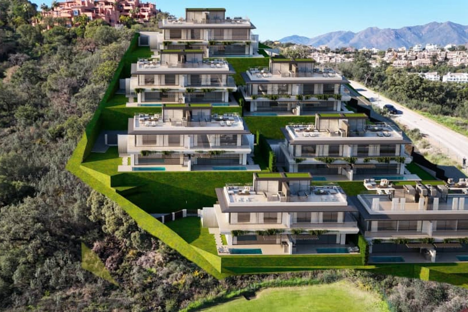 Nieuwbouw  - Geschakelde woning -
Ojén