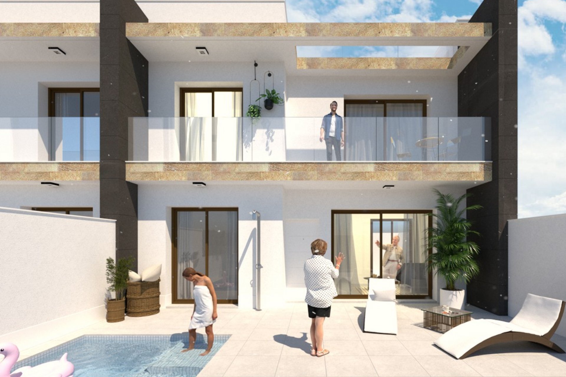 Nieuwbouw - Geschakelde woning -
San Pedro del Pinatar