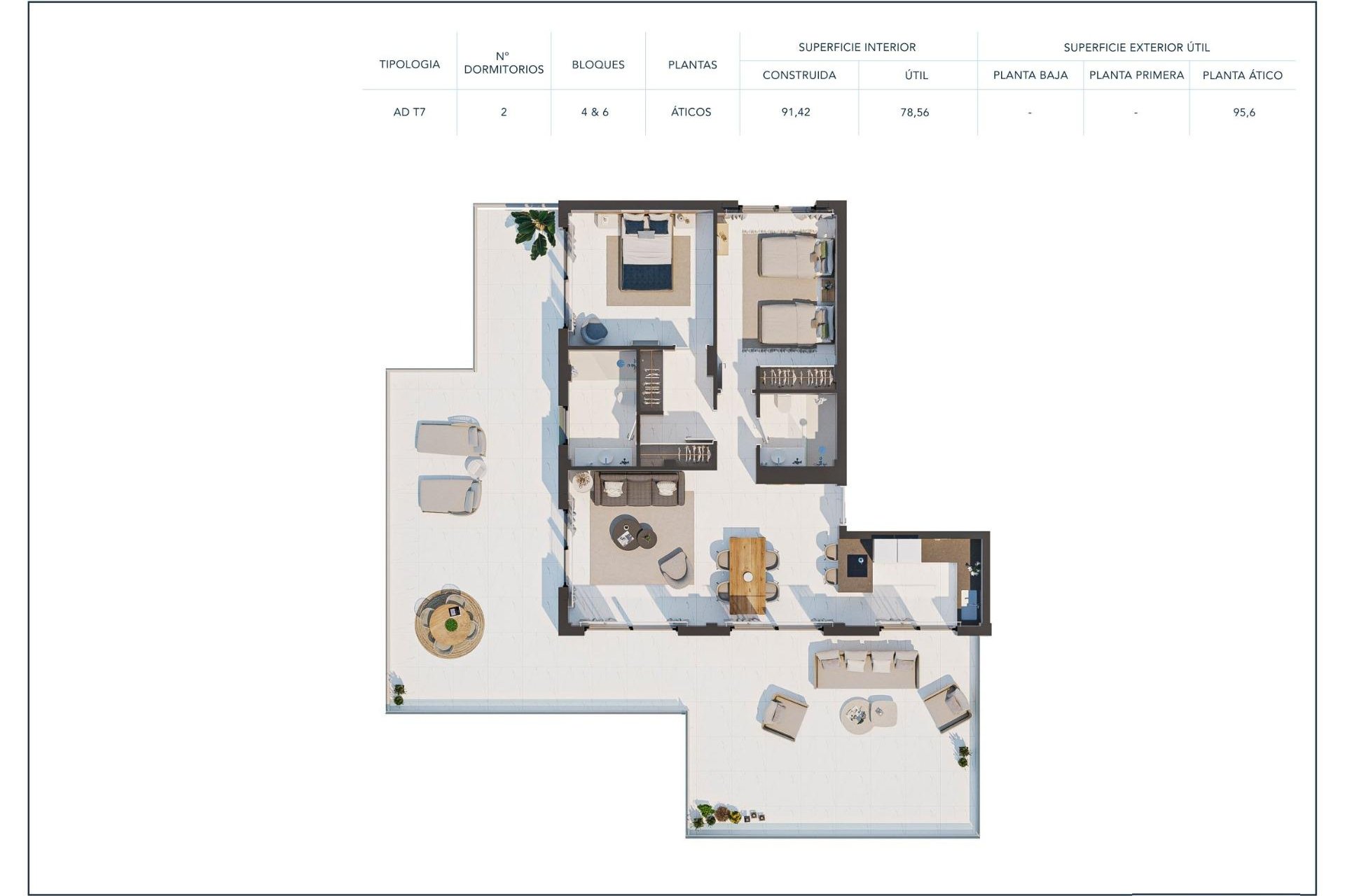 Nieuwbouw  - Penthouse -
Casares - Camarate