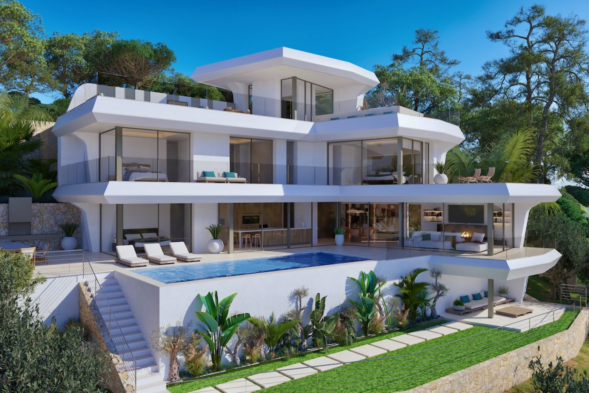 Nieuwbouw - Villa -
Altea
