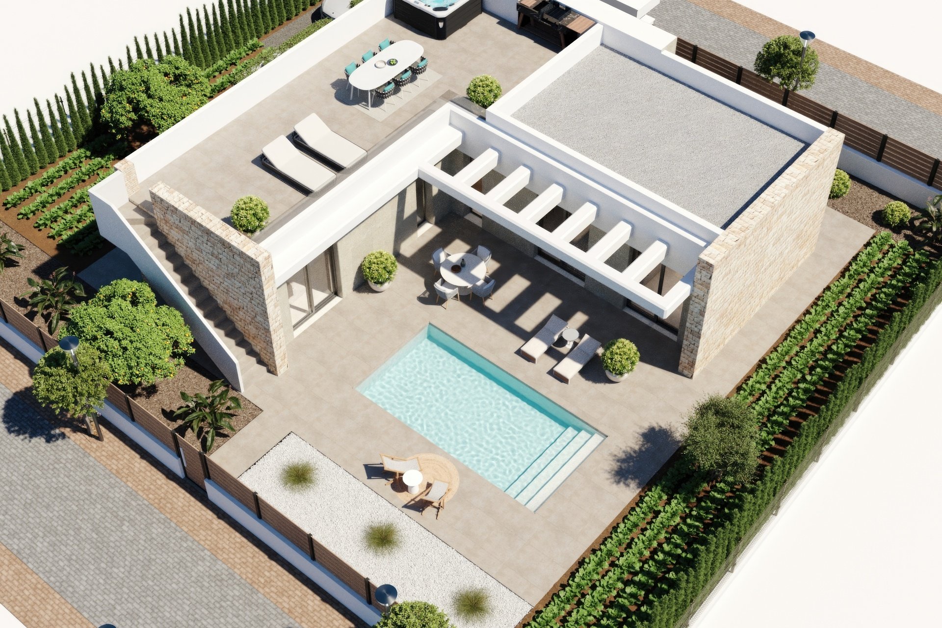 Nieuwbouw  - Villa -
Hacienda del Alamo Golf