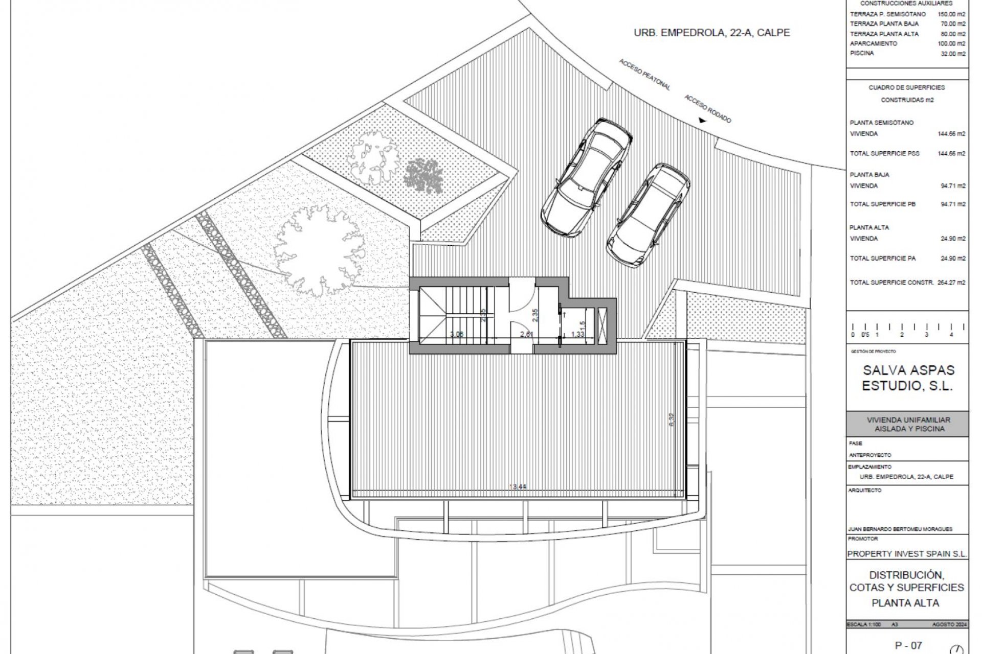 Resale - Villa -
Calpe - Empedrola