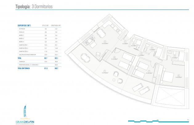 Nieuwbouw - Appartement -
Benidorm
