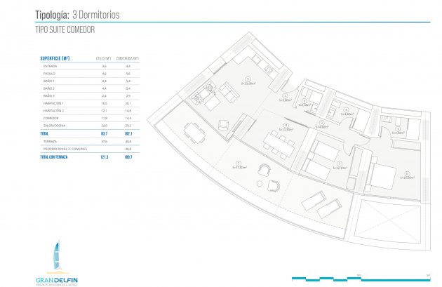 Nieuwbouw - Appartement -
Benidorm
