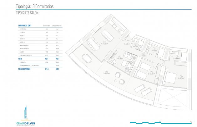Nieuwbouw - Appartement -
Benidorm