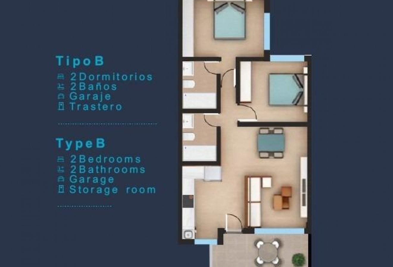 Nieuwbouw  - Appartement -
San Pedro del Pinatar - Los Pinos