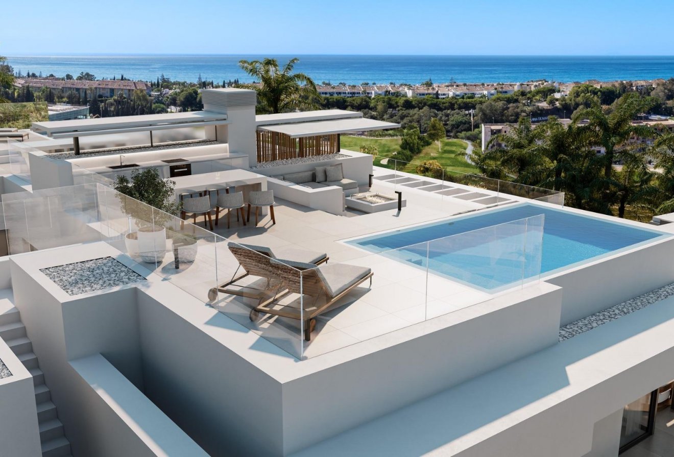 Nieuwbouw  - Geschakelde woning -
Marbella - Santa Clara Golf