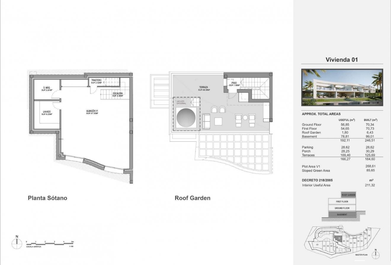 Nieuwbouw  - Geschakelde woning -
Mijas - Urb. Riviera Sol