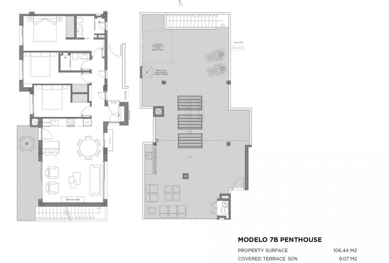 Nieuwbouw  - Penthouse -
Los Alcázares - Parque Diana