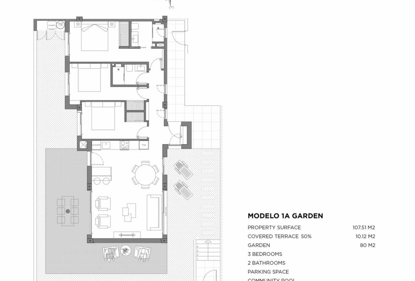 Nieuwbouw  - Appartement -
Los Alcázares - Parque Diana