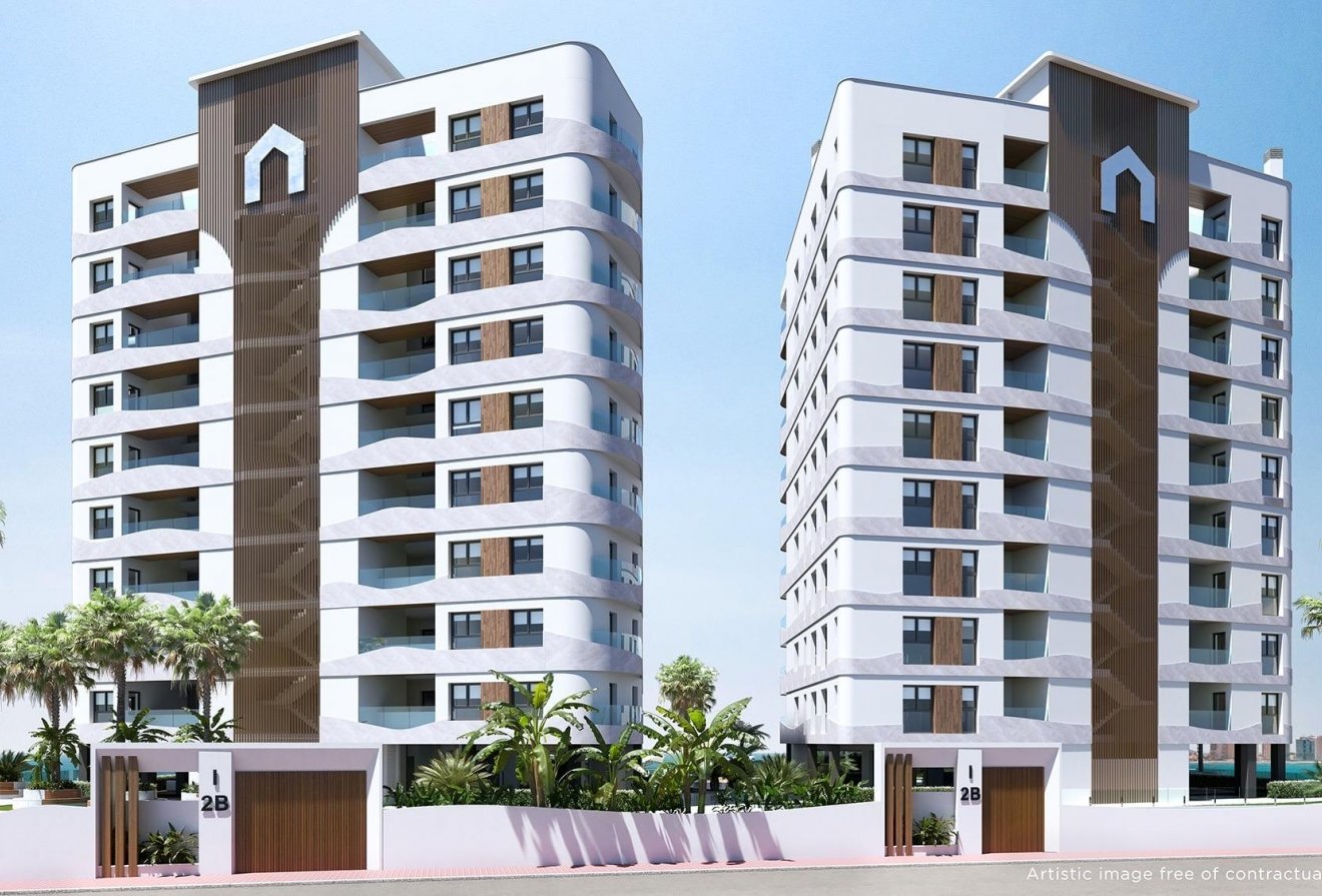 Nieuwbouw - Appartement -
La Manga del Mar Menor - Veneziola