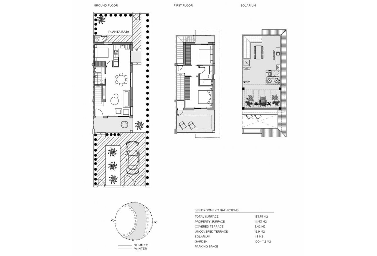 Nieuwbouw  - Geschakelde woning -
Rojales - Doña Pepa