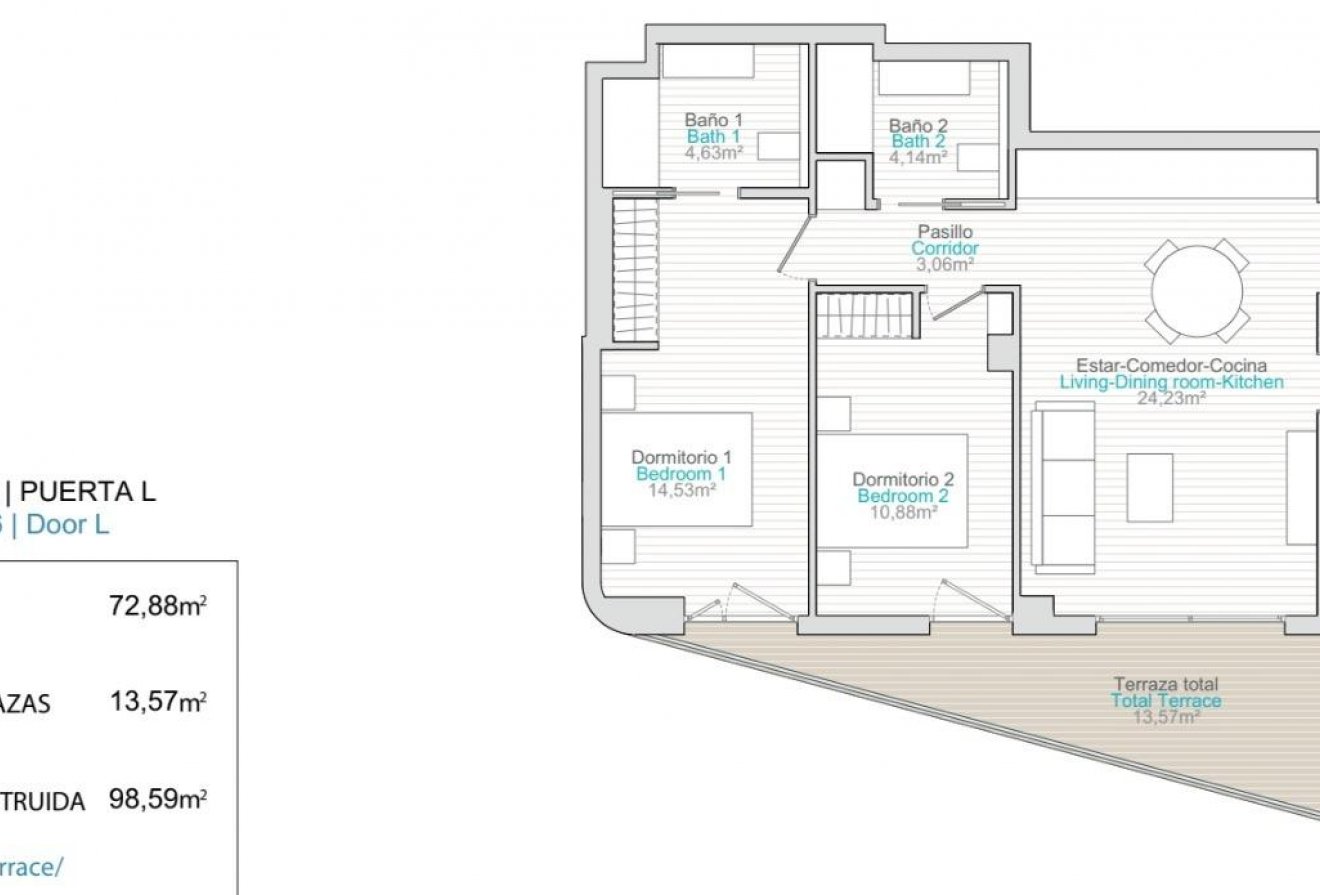 Nieuwbouw  - Appartement -
Villajoyosa - La Tellerola