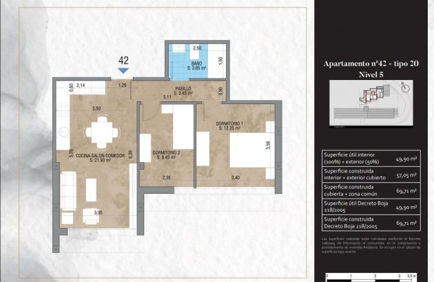 Nieuwbouw  - Penthouse -
Monachil - Sierra Nevada Ski