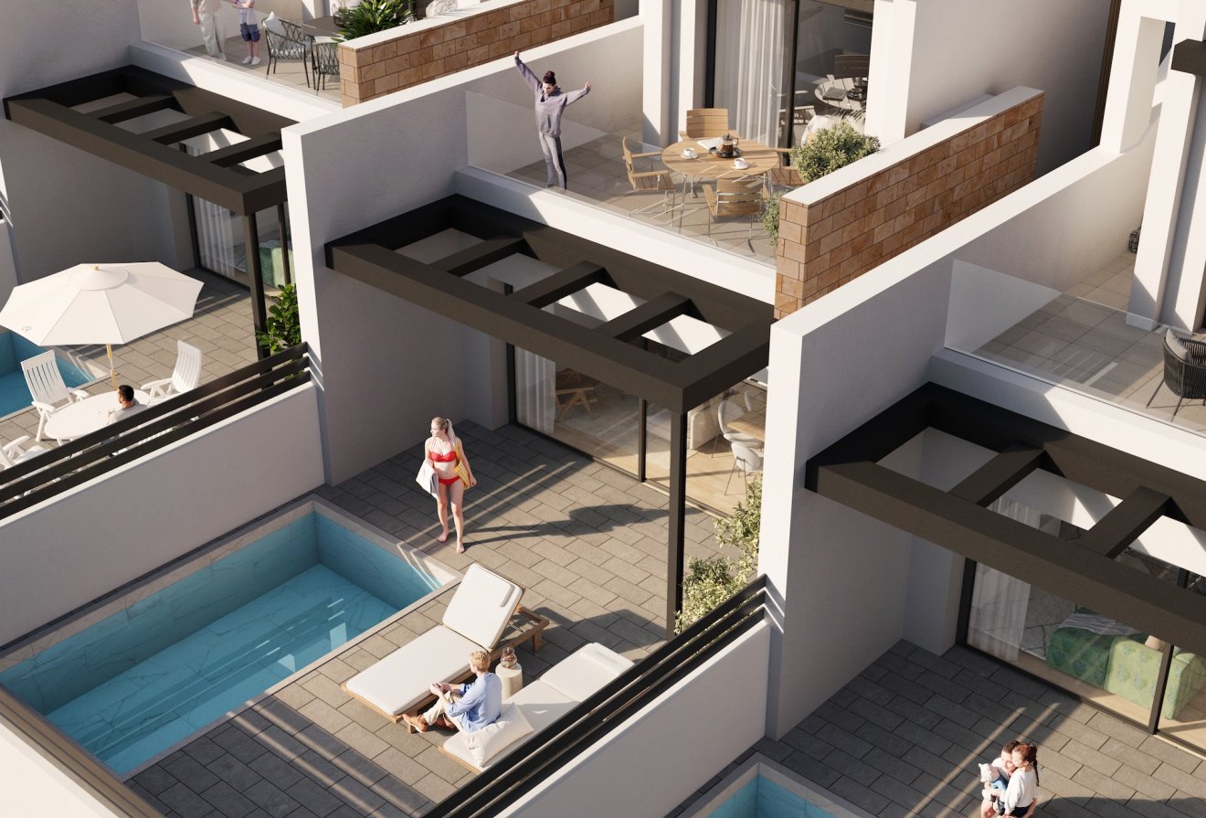 Nieuwbouw  - Geschakelde woning -
Torrevieja