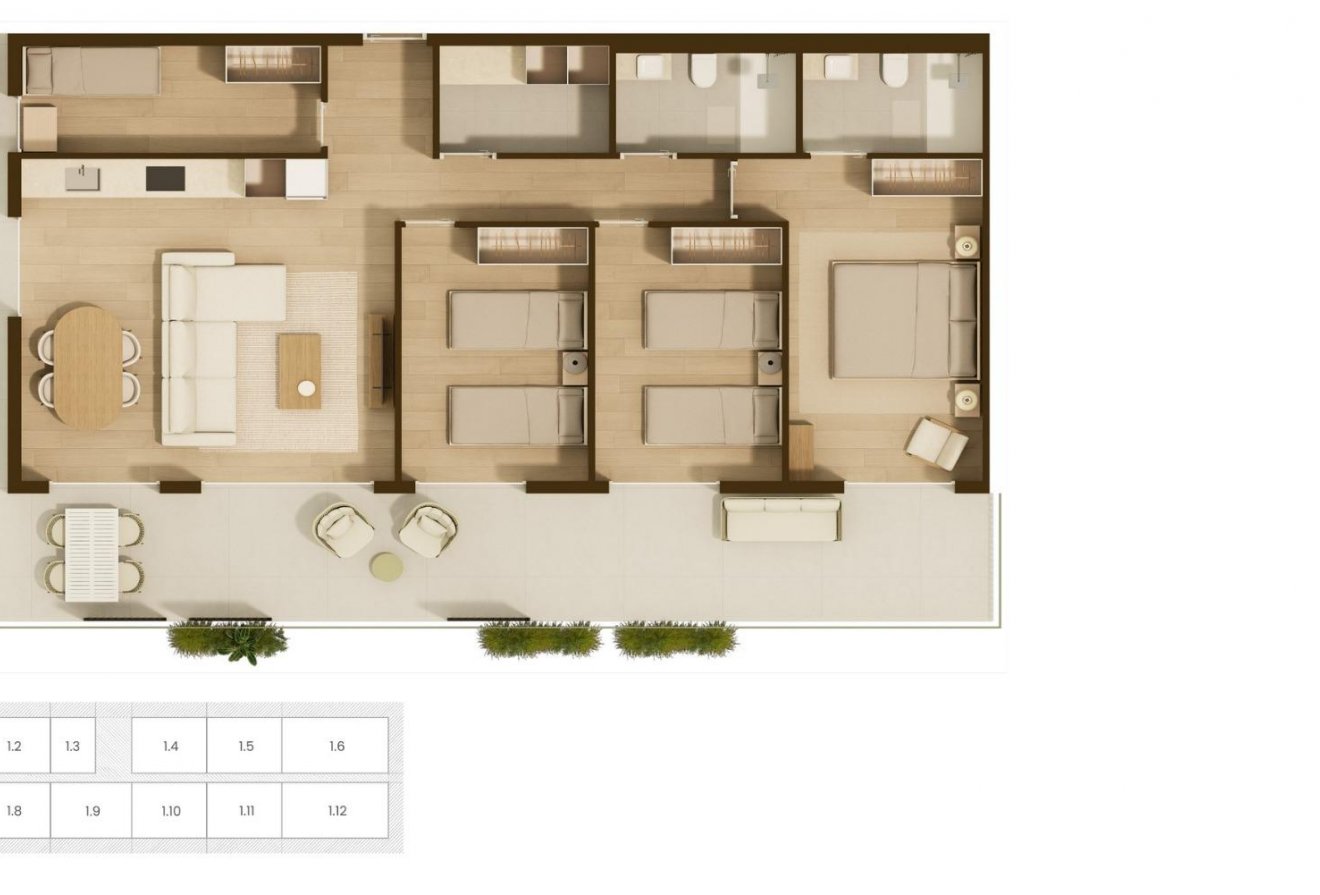 Nieuwbouw  - Appartement -
Moncofa - Playa de Moncofa