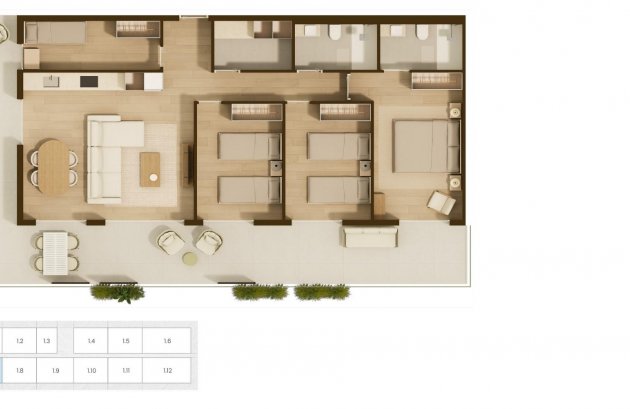 Nieuwbouw  - Appartement -
Moncofa - Playa de Moncofa