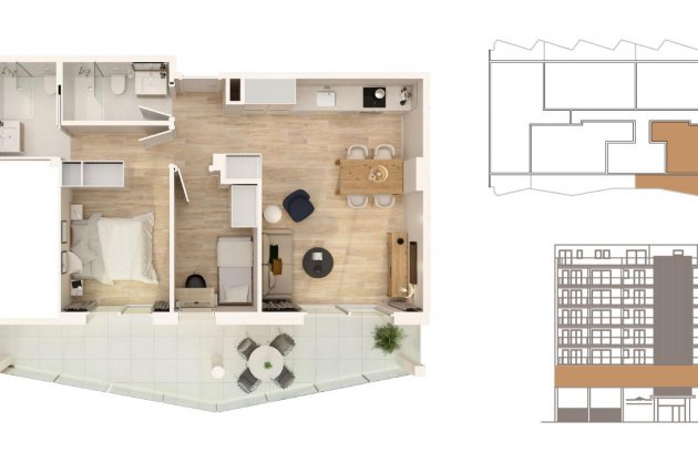 Nieuwbouw  - Appartement -
Moncofa - Playa de Moncofa