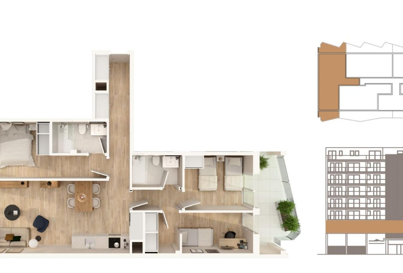 Nieuwbouw  - Appartement -
Moncofa - Playa de Moncofa