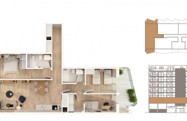 Nieuwbouw  - Appartement -
Moncofa - Playa de Moncofa
