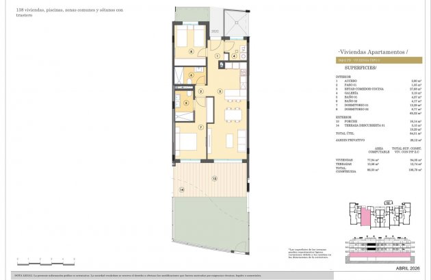 Nieuwbouw  - Appartement -
Finestrat - Campana Garden
