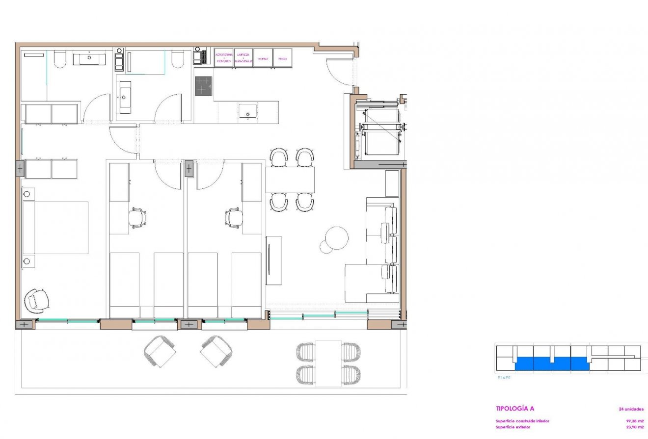 Nieuwbouw  - Appartement -
Moncofa - Playa de Moncofa