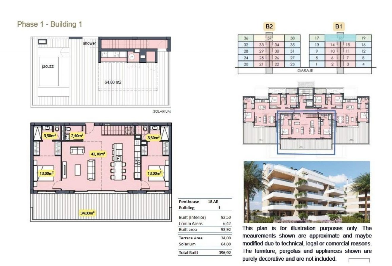 Nieuwbouw  - Penthouse -
Torre Pacheco - Santa Rosalia Lake And Life Resort