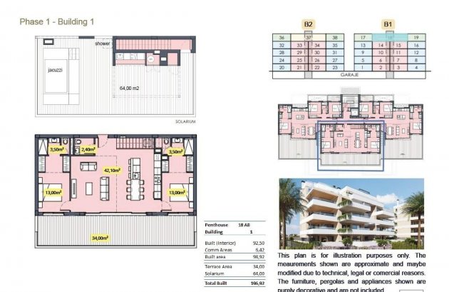 Nieuwbouw  - Penthouse -
Torre Pacheco - Santa Rosalia Lake And Life Resort