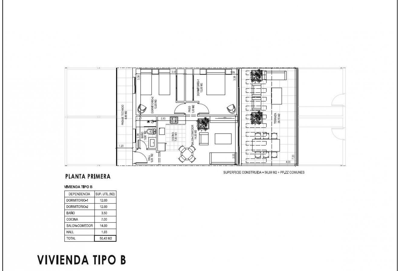 Nieuwbouw  - Appartement -
Vera - Vera Playa
