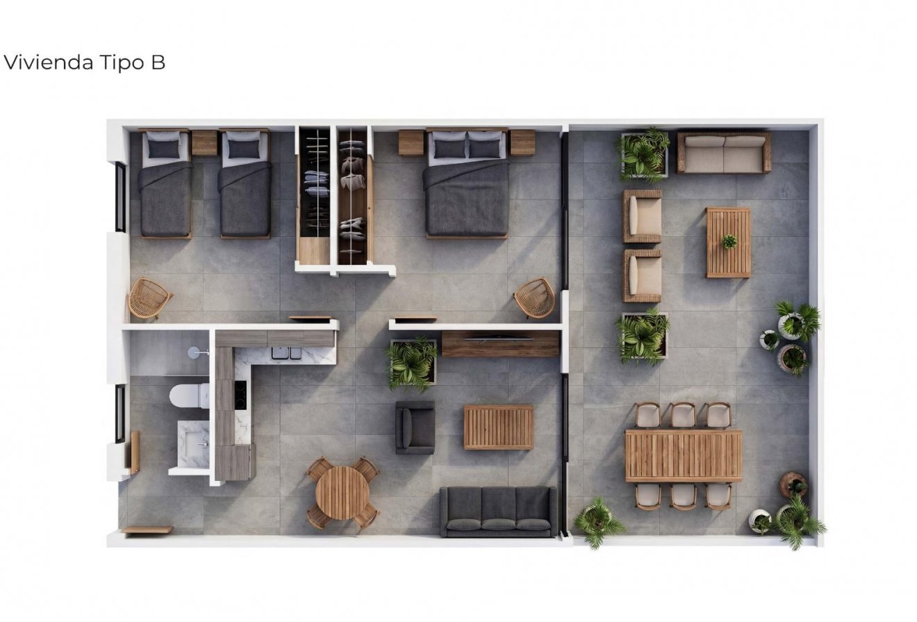 Nieuwbouw  - Appartement -
Vera - Vera Playa