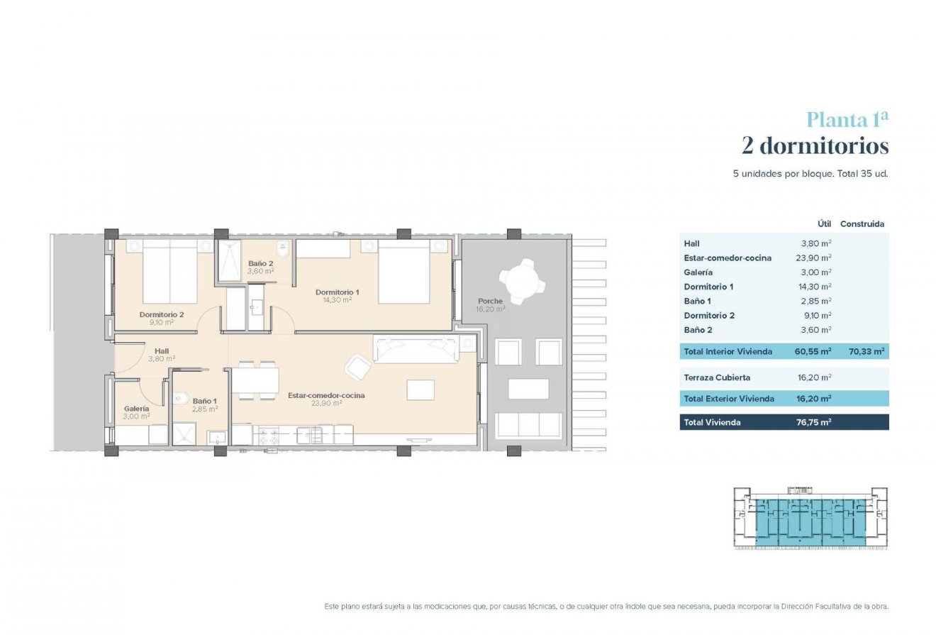 Nieuwbouw  - Appartement -
Vera - Vera Playa