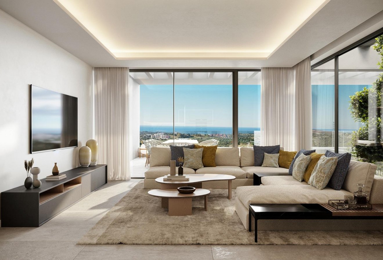 New Build - Apartment / flat -
Casares - Alcazaba Lagoon