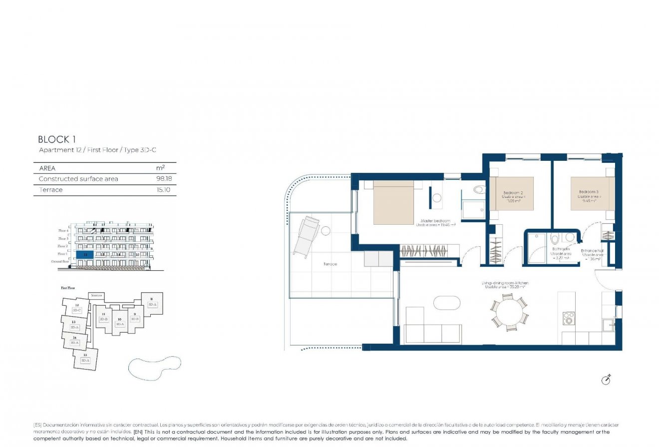 New Build - Apartment / flat -
Banos y Mendigo - El Valle Golf