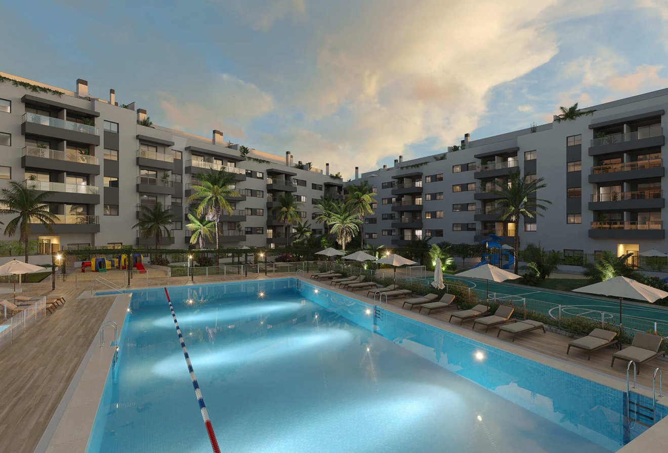 New Build - Apartment / flat -
Las Lagunas de Mijas